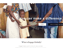 Tablet Screenshot of engageglobally.org